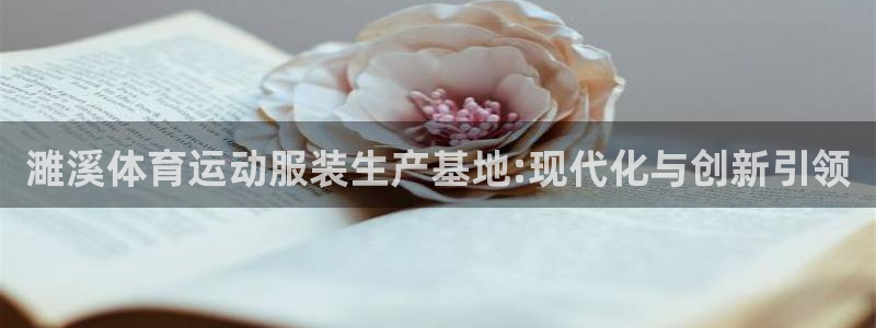 v体育官网登录入口：濉溪体育运动服装生产基地:现代化与创新引领
